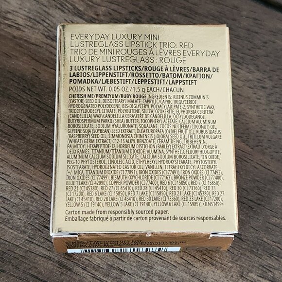 MAC Everyday Luxury Mini Lustreglass Lipstick Trio Holiday Gift Set - Picture 6 of 6